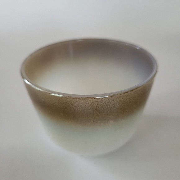 Vintage Federal Glass Milk Glass Mesa Moss Custard Cup Ramekin 1960s - Picture 2 of 5